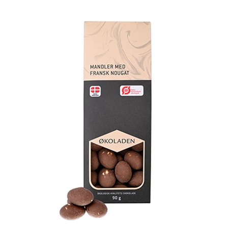 Mandler m. Fransk Nougat Ø
