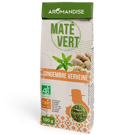 Maté vild grøn m. ingefær & verbena Ø