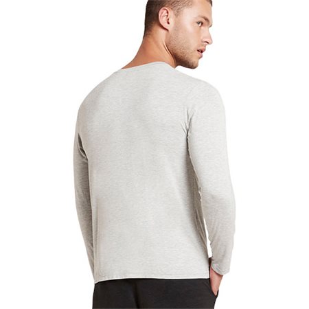Men´s Long Sleeve Crew T-shirt Light Marl str. L