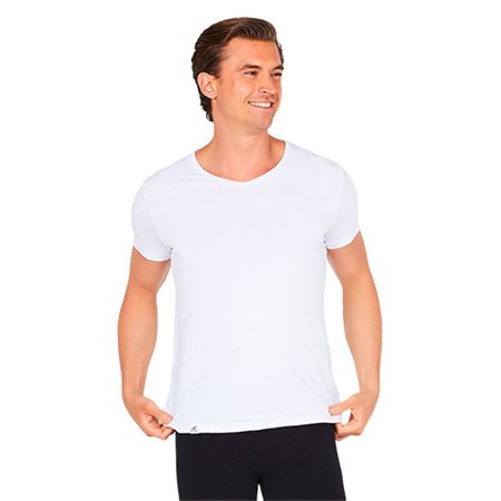 Men's V-Neck T-Shirt hvid str. S