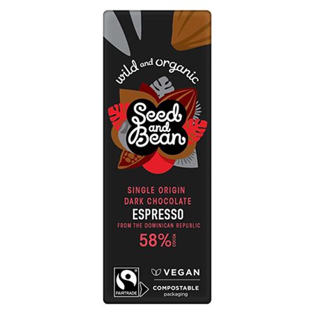 Mørk Chokolade 58% Espresso Ø
