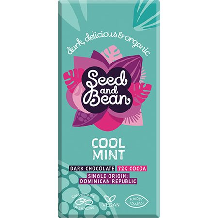 Mørk chokolade 72% Cool Mint Ø