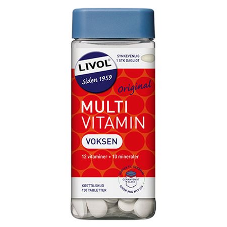 Multivitamin voksne Livol