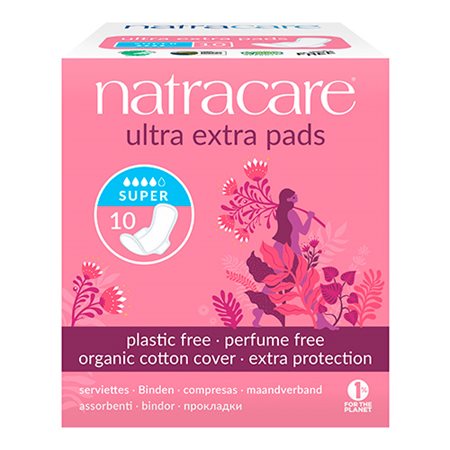 Natracare bind 10 stk SUPER ultra extra