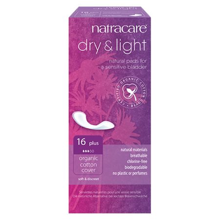 Natracare bind 16 stk Dry&Light plus (inkontinens)