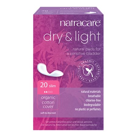 Natracare Dry & Light 20 stk (inkontinens)