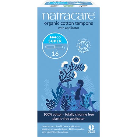 Natracare tampon 16 stk SUPER m. hylster
