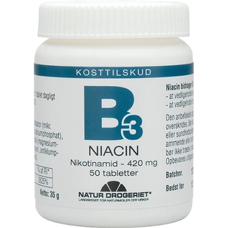 Niacin (nikotinamid) 420 mg