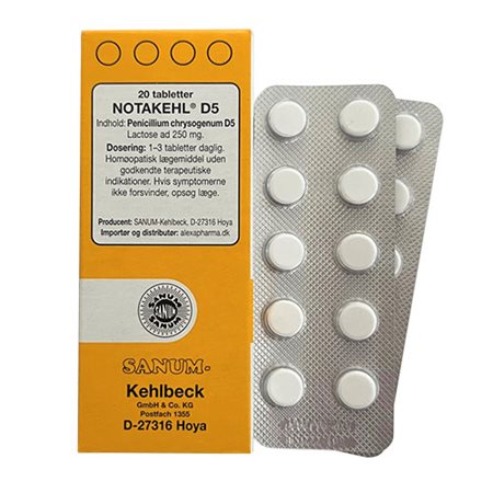 Notakehl tabletter D5