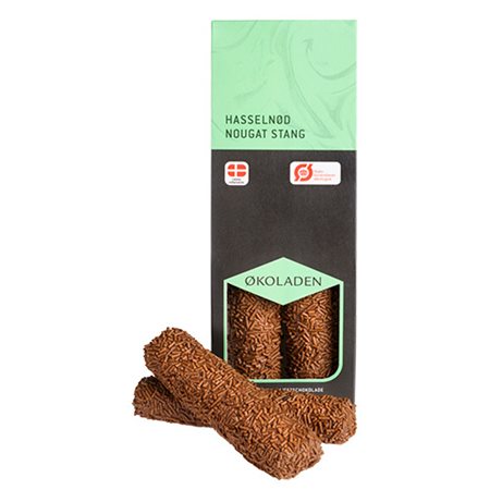 Nougat stang hasselnød Ø