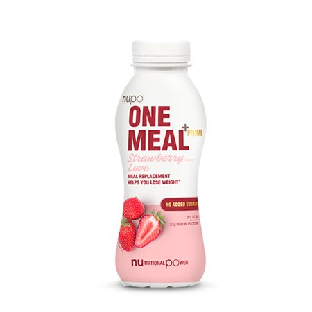 Nupo One meal + prime shake  jordbær
