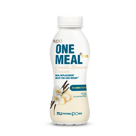 Nupo One meal + prime shake vanilje & banan