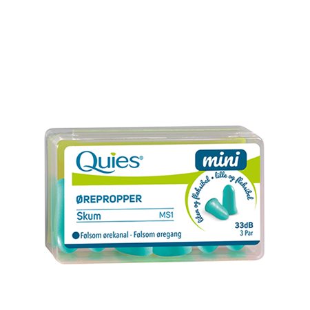 Ørepropper mini skum 3 par