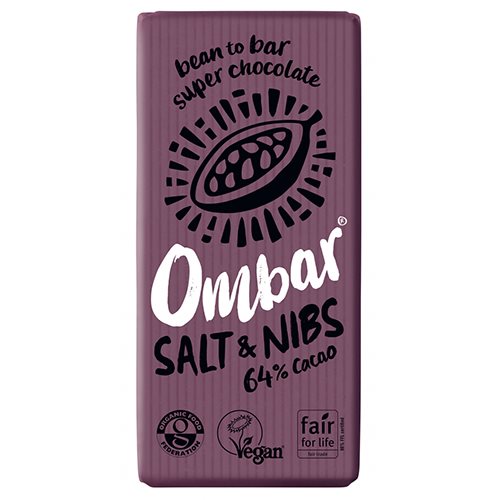 Ombar Salt & kakaonibs 64% kakao Ø