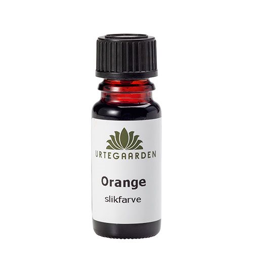 Urtegaarden Orange slikfarve – 10 ml