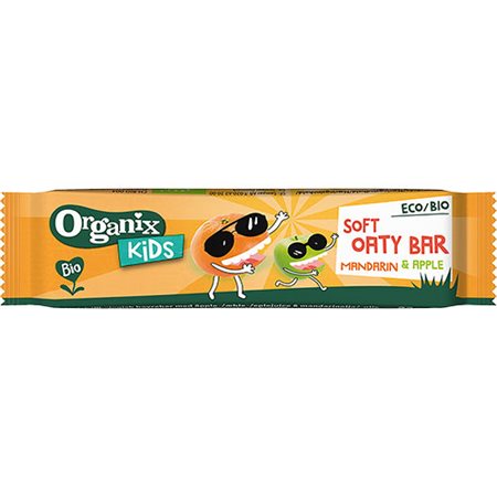 Organix soft oaty bar mandarin & apple Ø