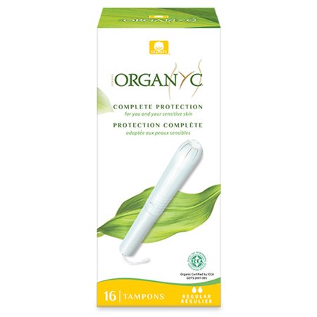 Organyc tampon regular med hylster 16 stk