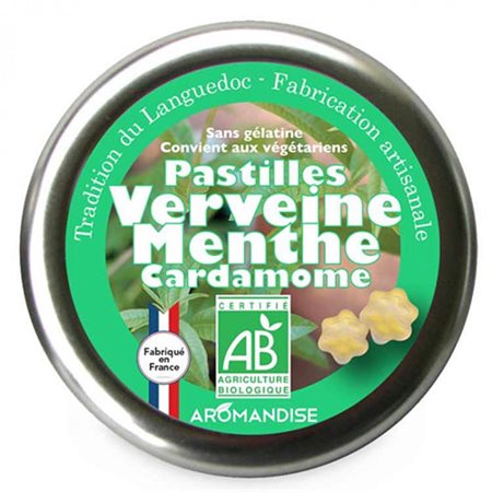 Pastiller m. verbena, mynte & kardemomme Ø