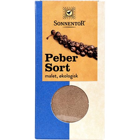 Peber sort malet Ø
