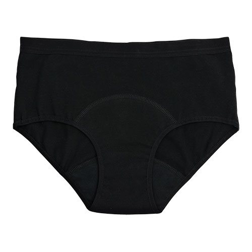 Period Underwear Hipster XL medium flow, Black