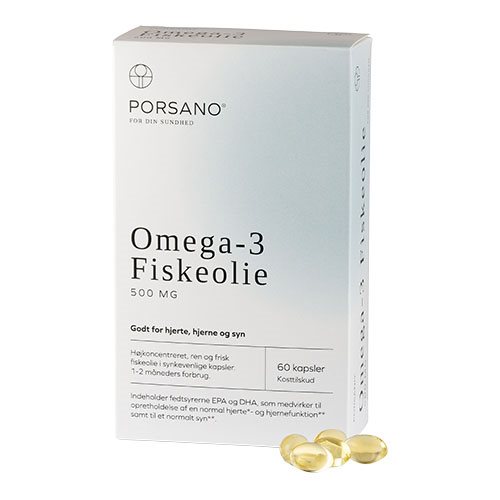 Porsano Omega-3 Fiskeolie