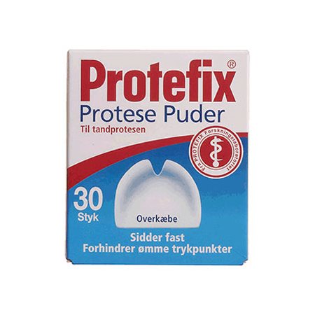 Protefix overkæbe protese puder 30 stk