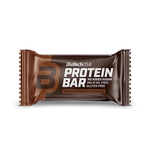 Protein Bar Double Chocolate Fra Biotechusa