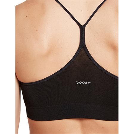 Racerback Bra sort str. L LyoLyte