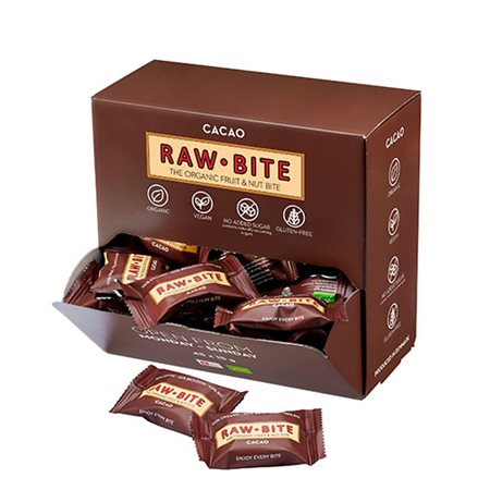 RAWBITE Officebox Cacao 45x15g Ø