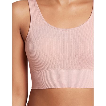 Ribbed Seamless Bra dusty pink str. L