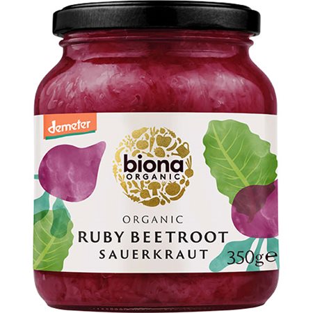 Sauerkraut m. rødbede Ø Demeter