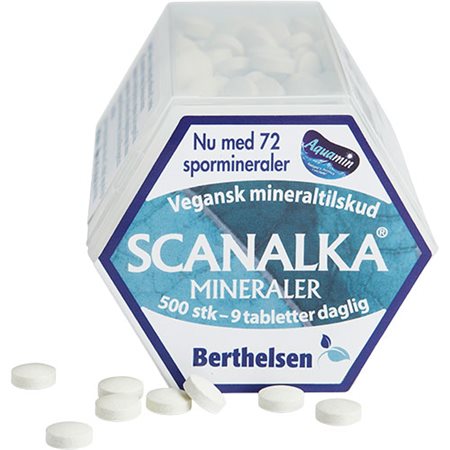 Scanalka Mineraler