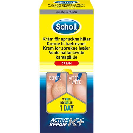 Scholl Heel Crack Cream Act.repair K+