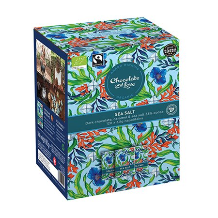 Sea Salt Dispenser box 120x5.5g chokolader.  Ø