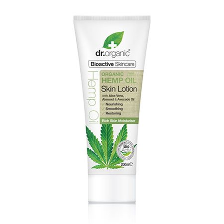 Skin lotion hemp oil