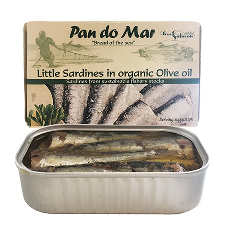 Små sardiner i øko olivenolie