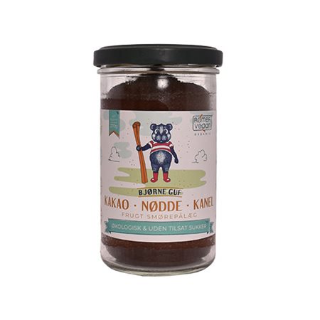 Smørepålæg Bjørneguf kakao, kanel & nødder Ø