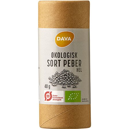 Sort peber, hel Ø