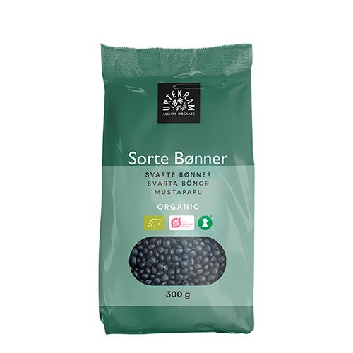 Urtekram Sorte bønner Ékologisk – 300 g