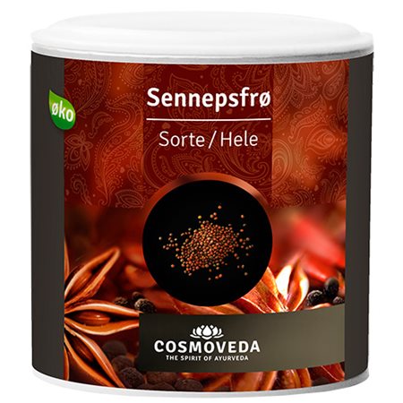 Sorte sennepsfrø hele Ø