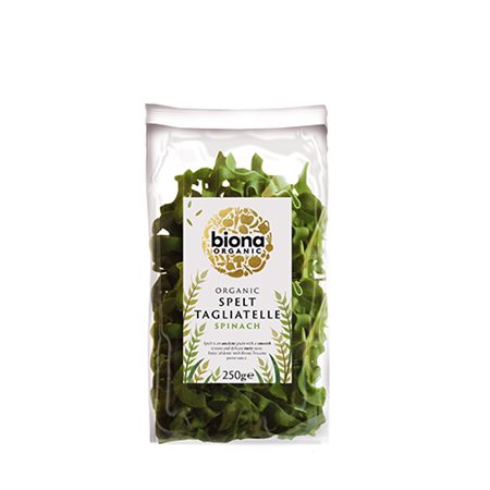 Spelt Tagliatelle Spinat pasta Ø