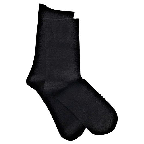 Bamboo Pro Strømper Bambus Sort Str 42 46 1 Stk