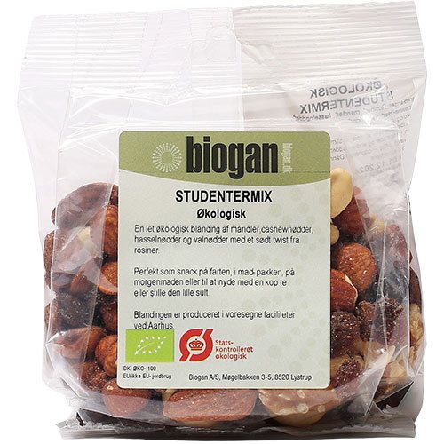 Biogan Studentermix Ékologisk – 140 g