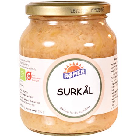 Surkål i glas Ø