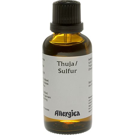 Thuja, Sulfur