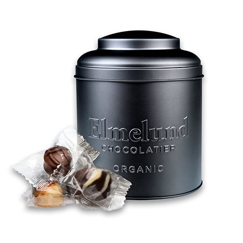 Økoladen Tin Sort Fyldte Chokolader Økologisk 150