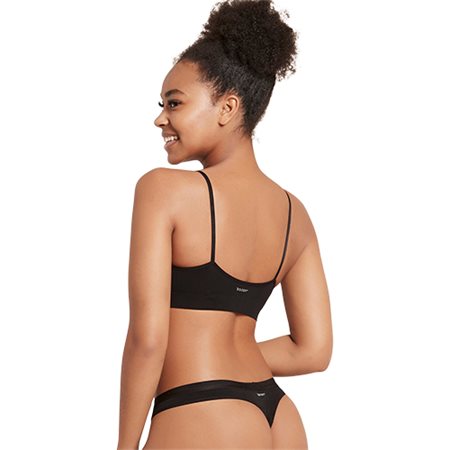 Triangle Bralette sort str. M LyoLyte