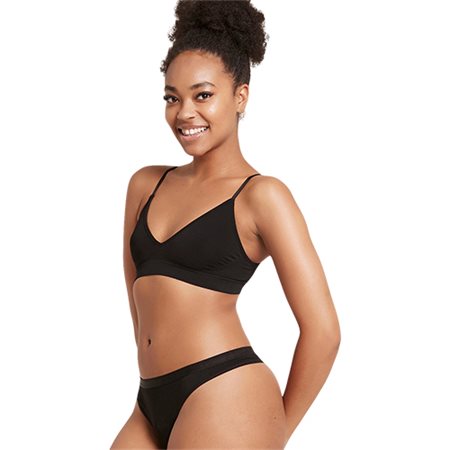 Triangle Bralette sort str. M LyoLyte