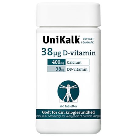 Unikalk 38 µg D-vitamin