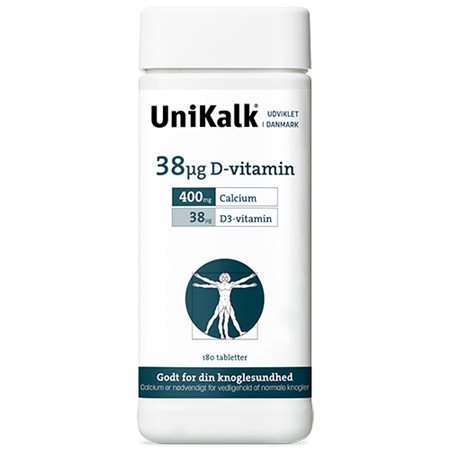 Unikalk D-vitamin 38 µg